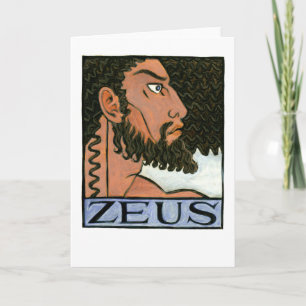 Zeus Greeting Card Karte