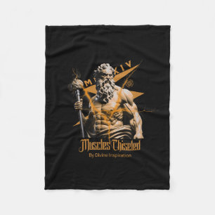 Zeus Griechische Götter Donner Mythologie Fitness Fleecedecke