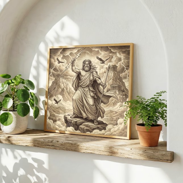 Zeus Griechische Mythologie Poster (Von Creator hochgeladen)