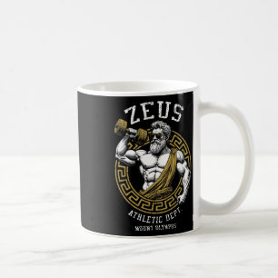 Zeus Gym Athletic Department Funny Greece God Work Kaffeetasse