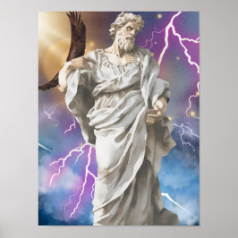 Zeus, König der Götter Poster