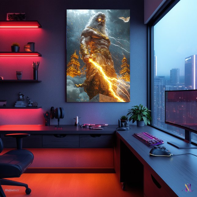 Zeus, König des Himmel - Gott des Donners Poster (Von Creator hochgeladen)