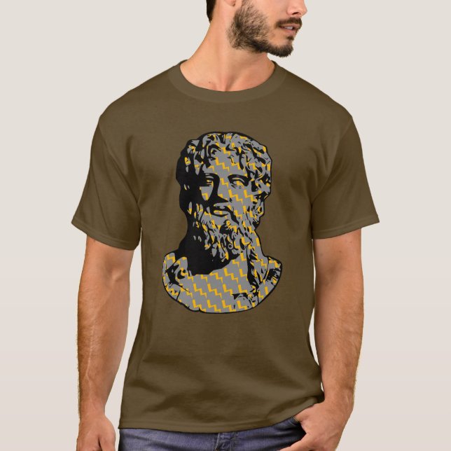 Zeus-Marmorstatue T-Shirt (Vorderseite)