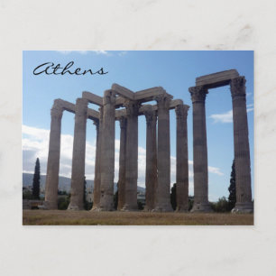 Zeus-Säulen Postkarte