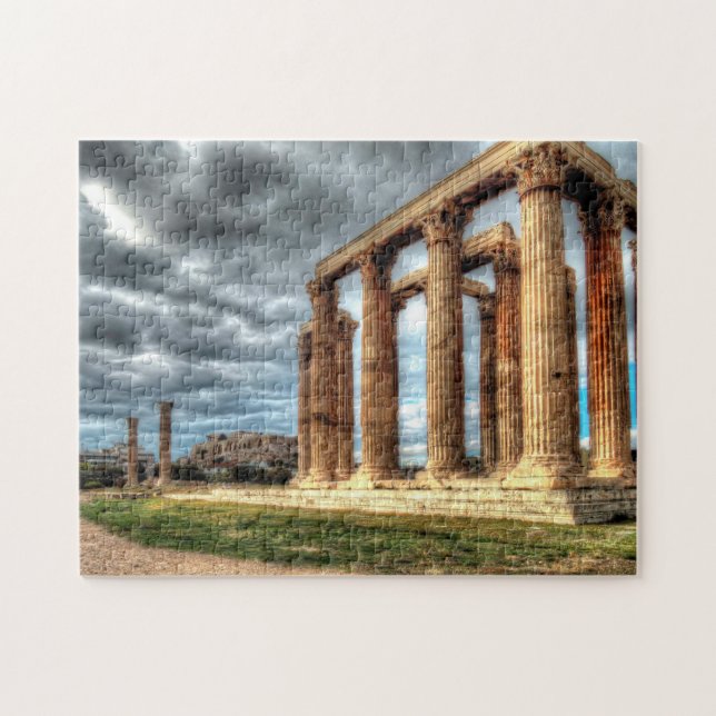 Zeus Tempel Athen. Puzzle (Horizontal)