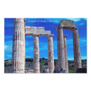 Zeus-Tempel - Nemea Fotodruck