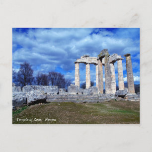 Zeus-Tempel - Nemea Postkarte