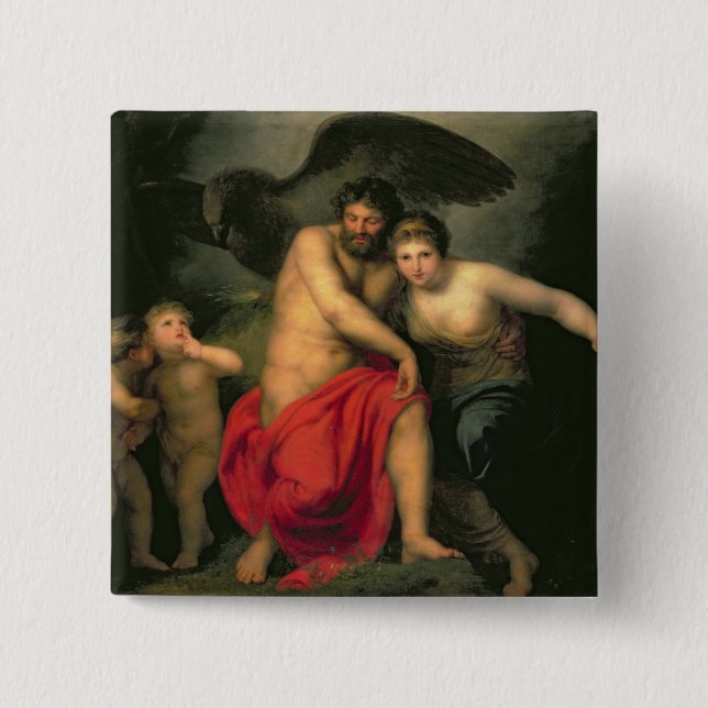 Zeus und Hera auf Berg IDA, 1775 Button (Vorderseite)