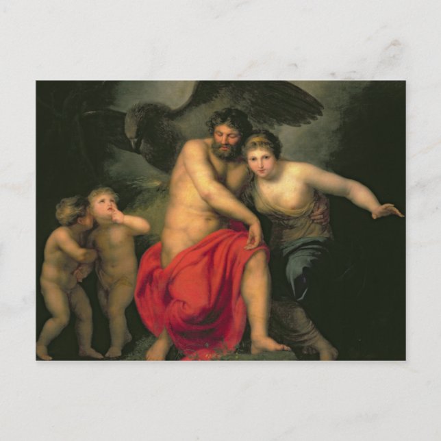 Zeus und Hera auf dem Monte Ida, 1775 Postkarte (Vorderseite)