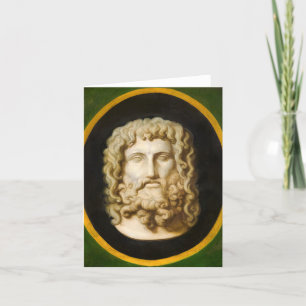 Zeus von Otricoli von Christoph Unterberger Dankeskarte