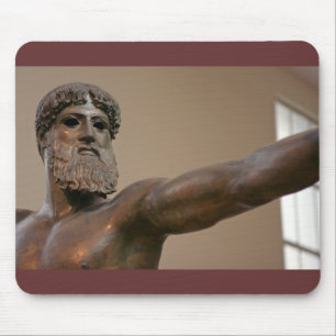Zeusbronzestatue in Athen Griechenland Mousepad