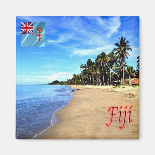 zFJ014 FIJI, Strand, Sea View, Ozeanien, Kühlschra Magnet