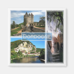 zFR033 DORDOGNE, Frankreich, Kühlschrank Magnet