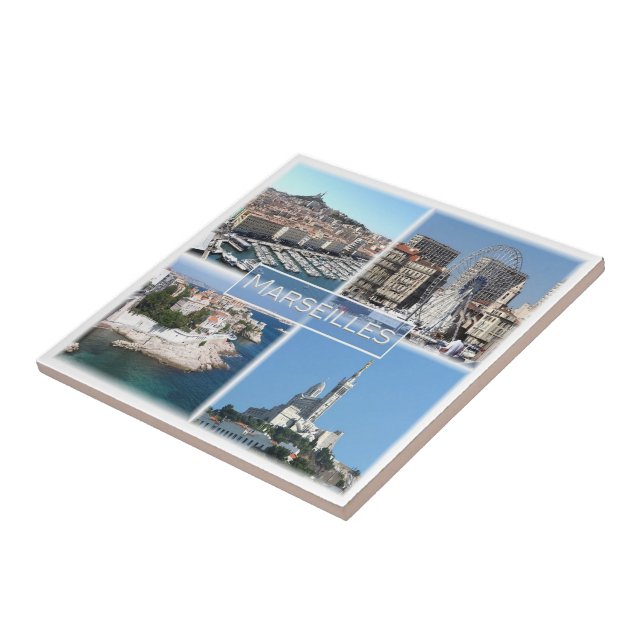 zFR035 MARSEILLES, Frankreich, Fliese (Seite)