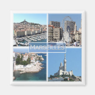 zFR035 MARSEILLES, Frankreich, Kühlschrank Magnet