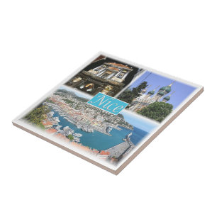 zFR043 NICE, Provence, Frankreich Fliese