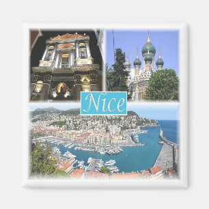 zFR043 NICE, Provence, Frankreich, Fridge Magnet