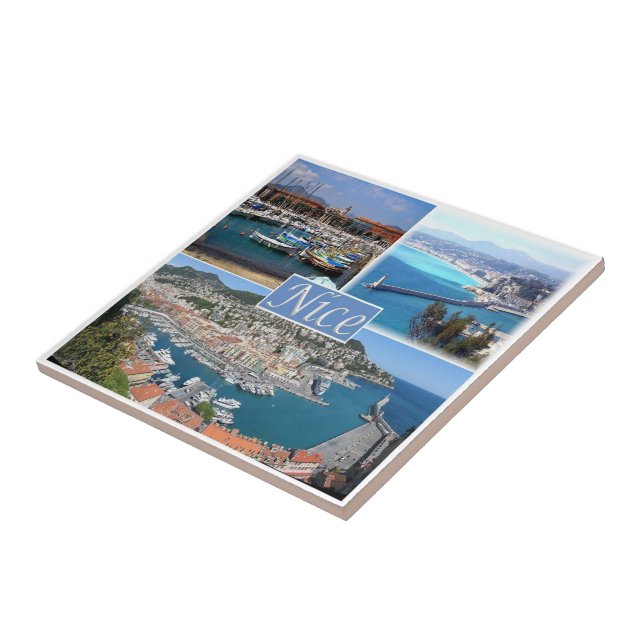 zFR044 NICE, Provence, Frankreich Fliese (Seite)