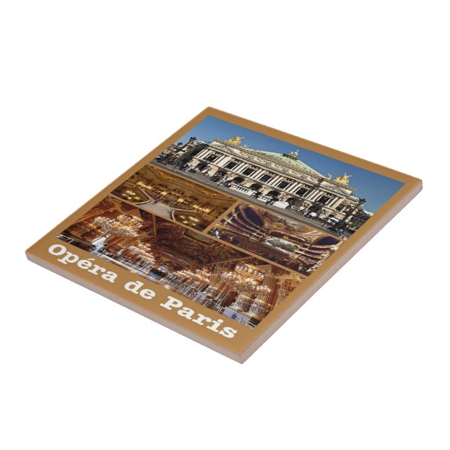 zFR053 OPERA HOUSE, Paris, Frankreich, Fliese (Seite)