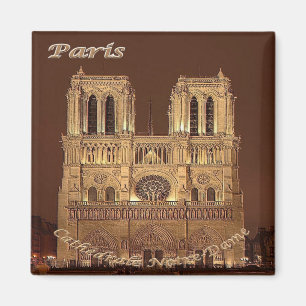zFR061 NOTRE DAME Paris, Frankreich, Kühlschrank Magnet