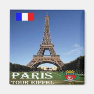 zFR067 EIFFEL TOWER Paris, Frankreich, Kühlschrank Magnet
