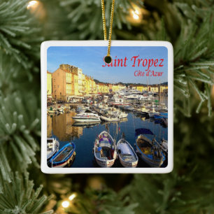 zFR078 SAINT TROPEZ Französische Riviera, Frankrei Keramikornament