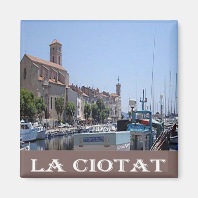 zFR092 LA CIOTAT, French Riviera, Frankreich, Frid Magnet (Vorne)