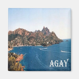 zFR108 AGAY Französische Riviera, Frankreich, Kühl Magnet