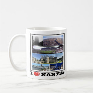 zFR133 NANTES "I Liebe", Frankreich, Kaffeetasse