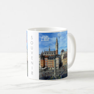 zFR136 Panorama von LILLE, Frankreich, Kaffeetasse
