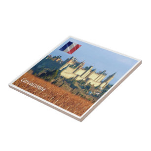 zFR143 CARCASSONNE, Frankreich, Fliese