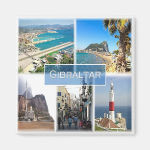 zGI004 GIBRALTAR, Europa, Kühlschrank Magnet