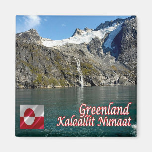 zGL009 KALAALLIT NUNAAT, Nuuk Fjord, Grönland, Magnet