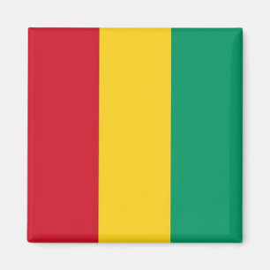 zGN001 GUINEA FLAG, Afrika, Kühlschrank Magnet