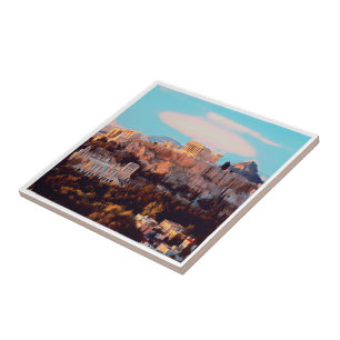 zGR009 ATHENS, Akropolis, Griechenland, Fliese