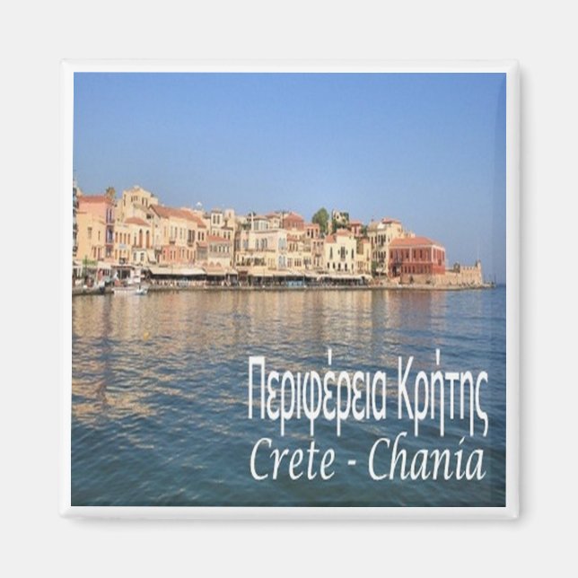 zGR062 CRETE CHANIA, Griechenland, Kühlschrankmagn Magnet (Vorne)