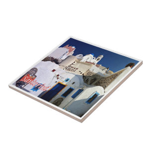 zGR071 SANTORINI Thera, Griechenland, Fliese