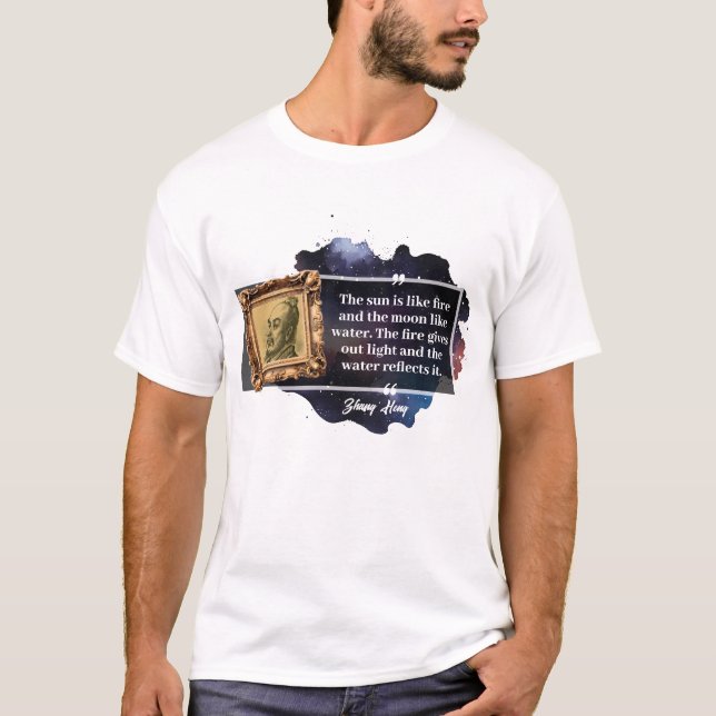 Zhang Heng Quote T-Shirt (Vorderseite)