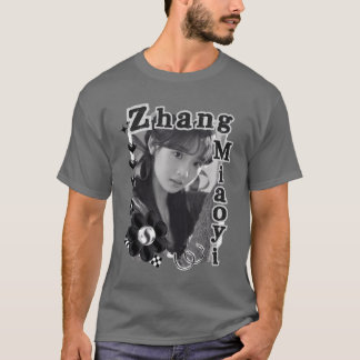 Zhang Miao Yi Chinesische Schauspielerin Black and T-Shirt