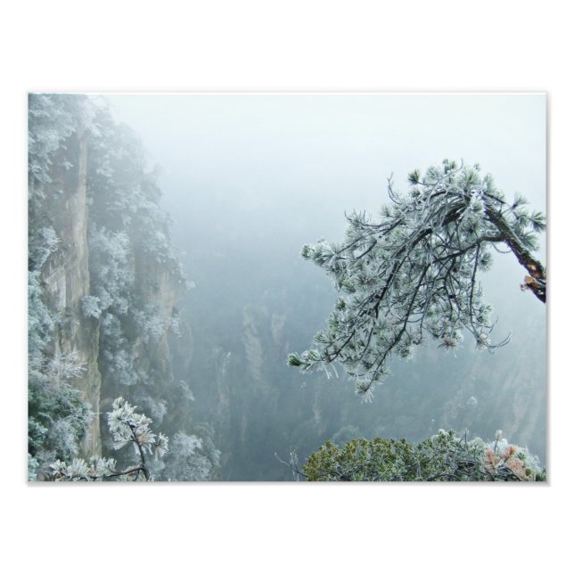 Zhangjiajie National Forest Park, Hunan China Fotodruck (Vorne)