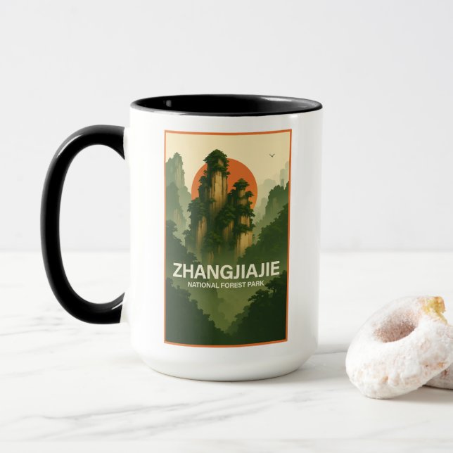 Zhangjiajie National Forest Park Tasse (Mit Donut)