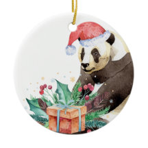 Zhen Zhen, die Panda Weihnachten