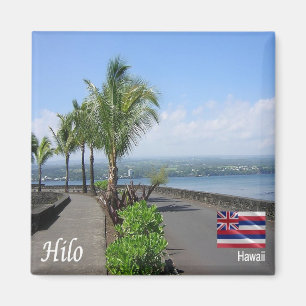 zHI012 HILO, HAWAII, Panorama, Ozeanien, Kühlschra Magnet