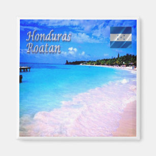 zHN008 ROATAN Bay Islands, Honduras, Kühlschrank Magnet