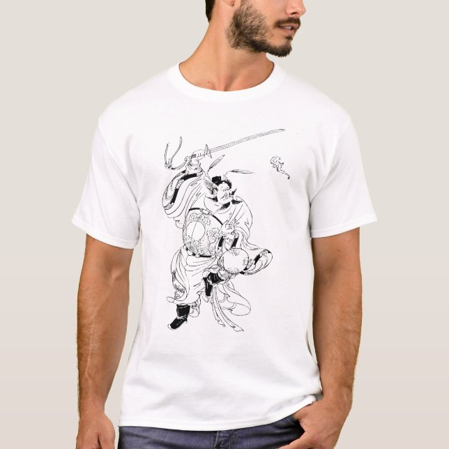 Zhong Kui, der Geist-Meister T-Shirt (Vorderseite)