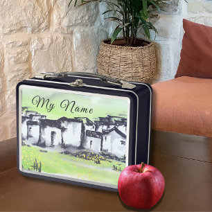 Zhongguo Cun - Chinese Village Metal Lunch Box