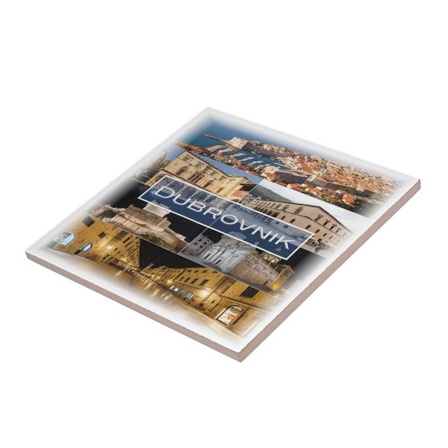 zHR003 DUBROVNIK, Kroatien, Fliese (Seite)