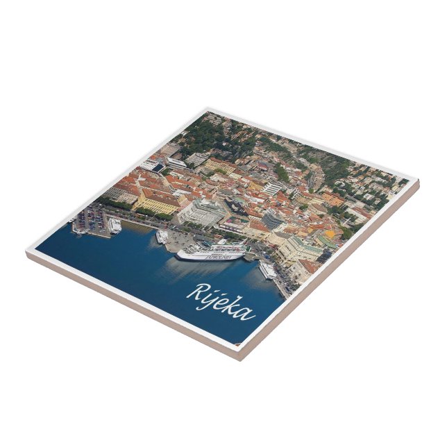 zHR005 RIJEKA Kroatien, Fliese (Seite)