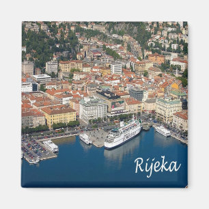 zHR005 RIJEKA Kroatien, Kühlschrank Magnet