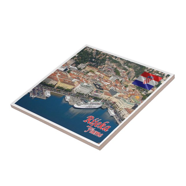 zHR006 RIJEKA, Kroatien, Fliese (Seite)